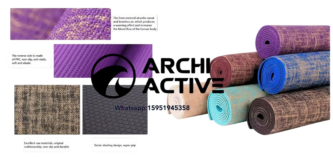 Wholesale jute yoga mats