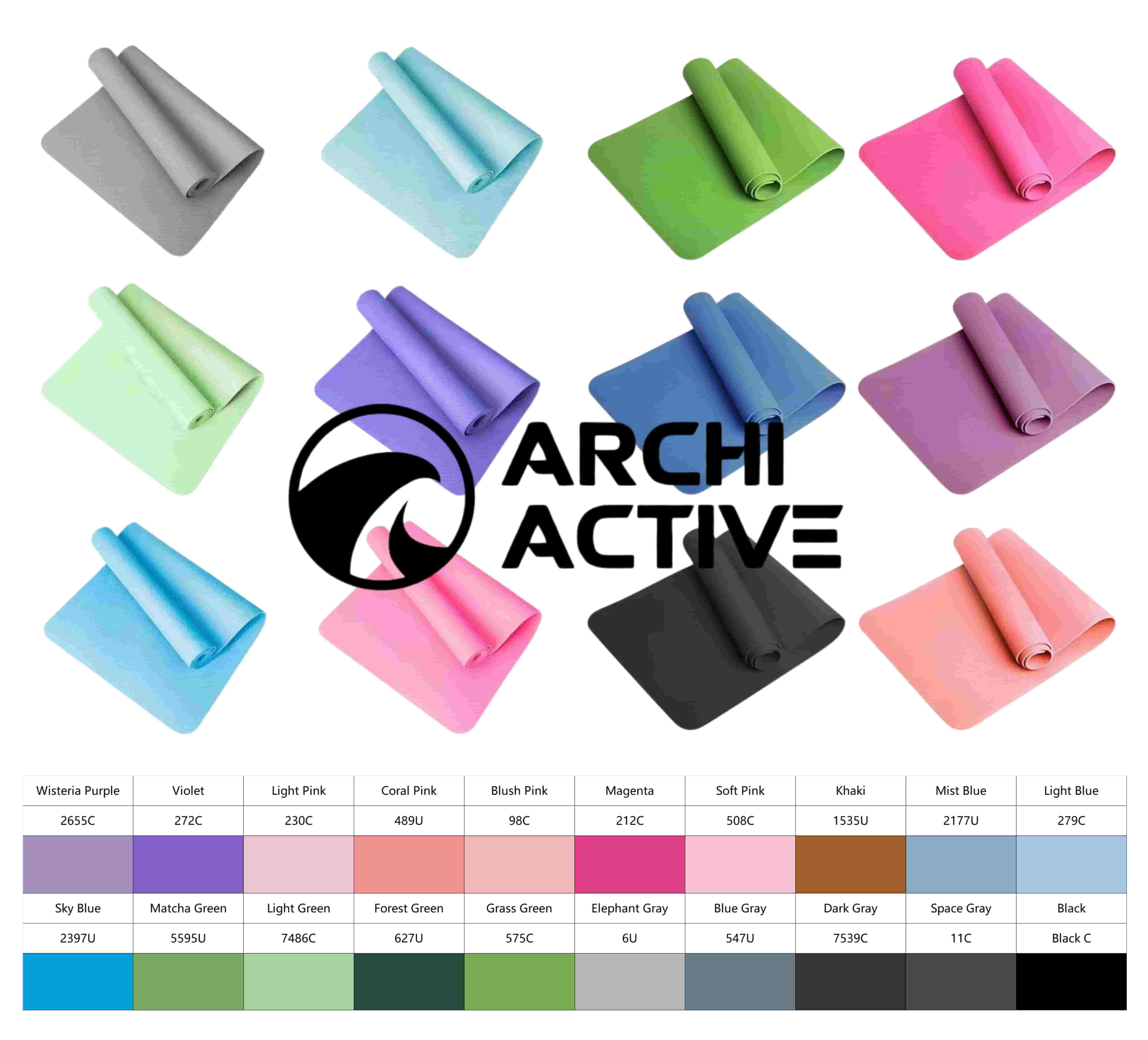 Custom Branded TPE yoga mats