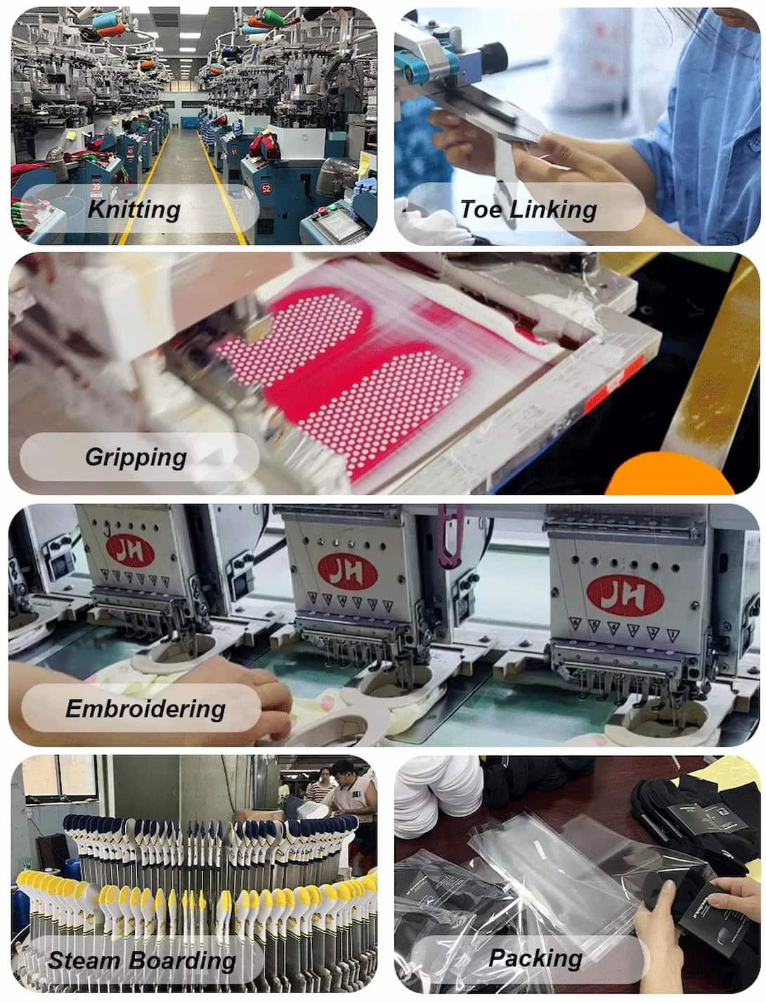 Wholesale Custom Logo New Mid-Tube Thickened Anti-Slip Grip Socks