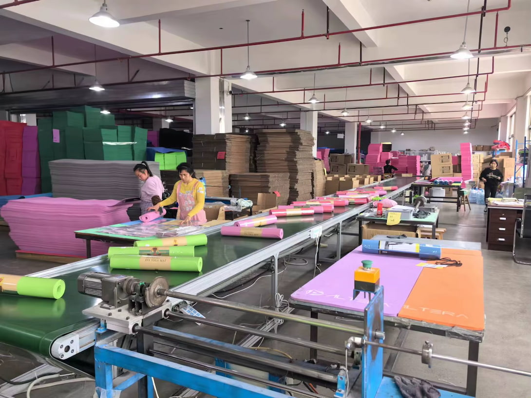 Custom Logo 6mm Eco Friendly Fitness Tpe Yoga Mat