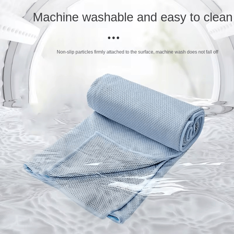 Custom Silicon Dots Quick Absorbent Dry Yoga Mat Towel