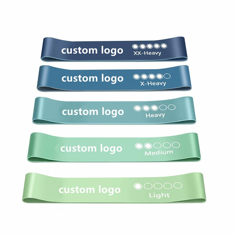 Natural Latex Long Resistance Bands Set