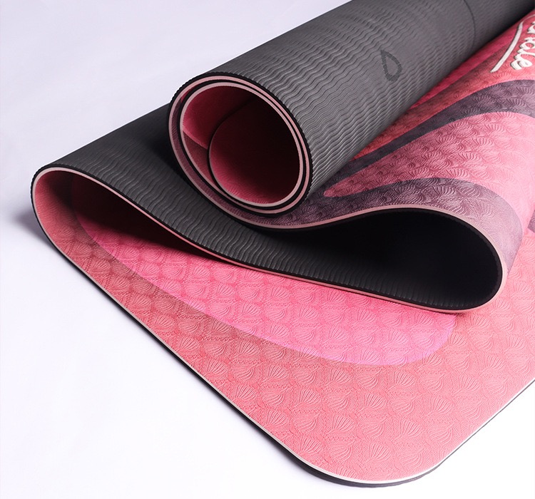 Full Print TPE Yoga Mats for Studios